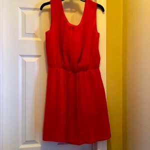 Gently used, EXPRESS Red Dress with Keyhole ❤️